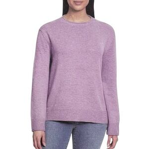 NWT Ella Moss Women's Crewneck Oversized Sweater Purple Lavender Size S